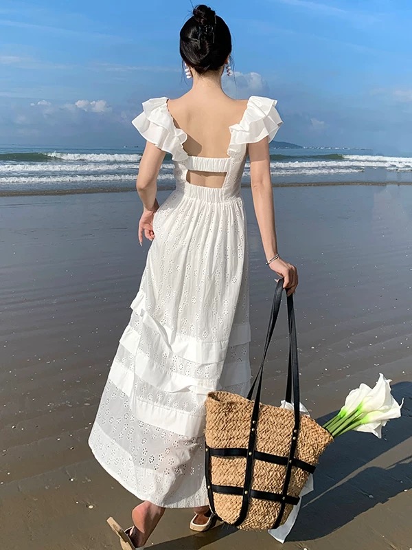 Weekend traveler lace dress CD289 image