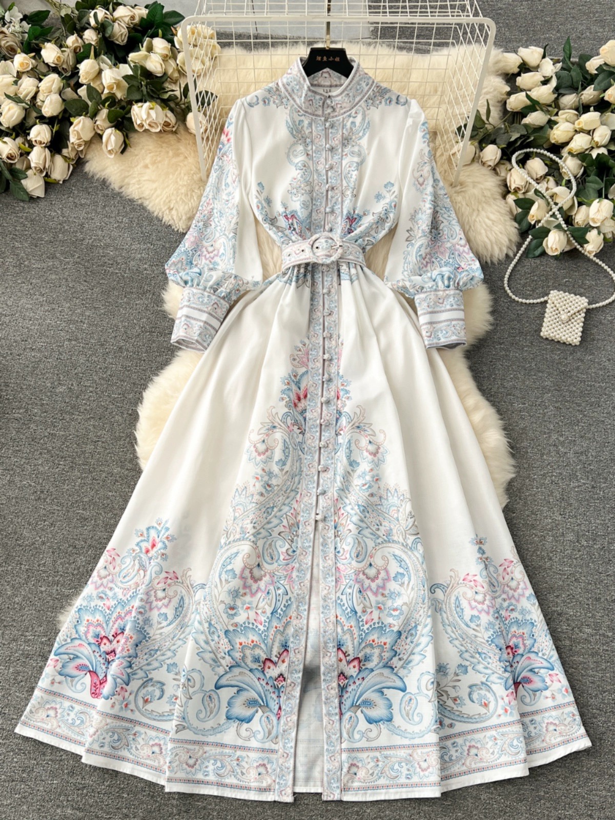 Unique faces dress ED336 image