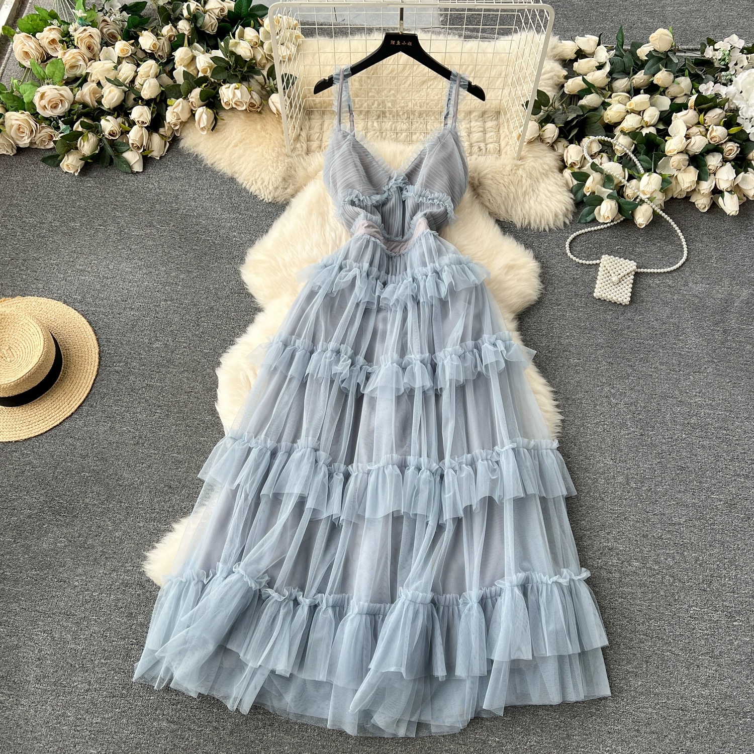 Rooftop dinning dress EVD208 image