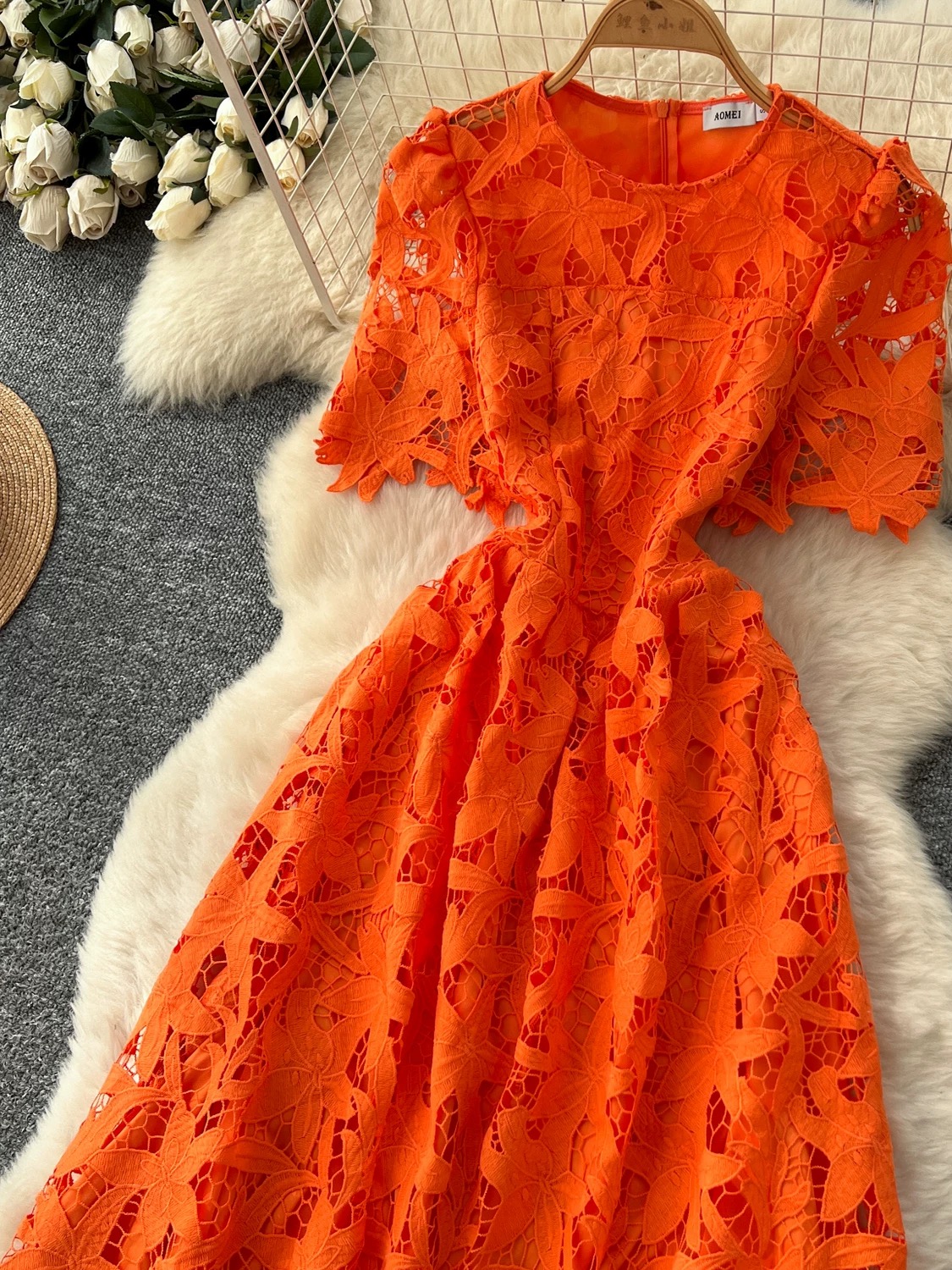 Meeting casually lace dress FD1476 image