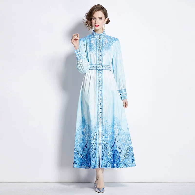 Space girl print dress ED156 image