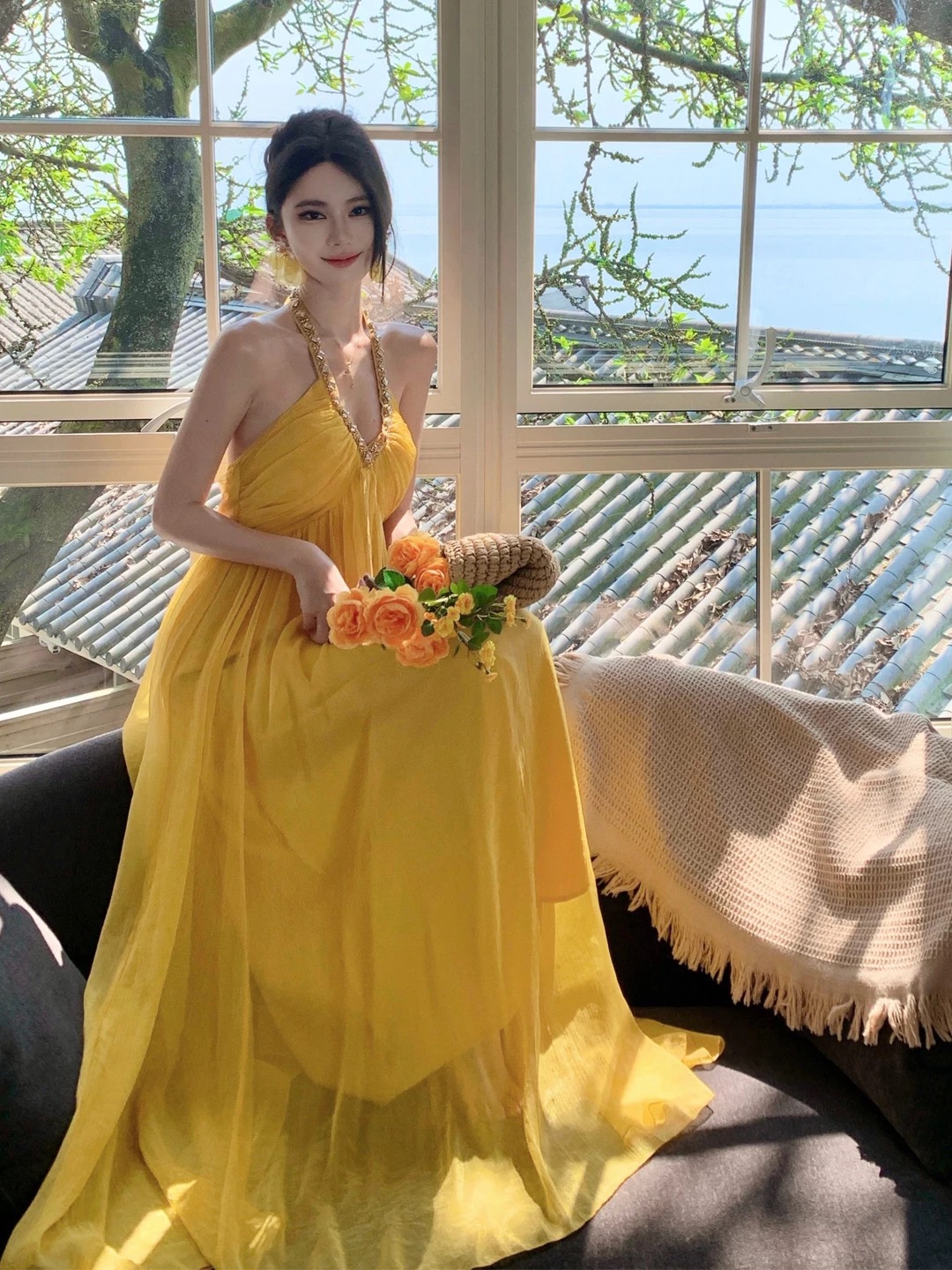 She’s a baddie midi dress CD573 image