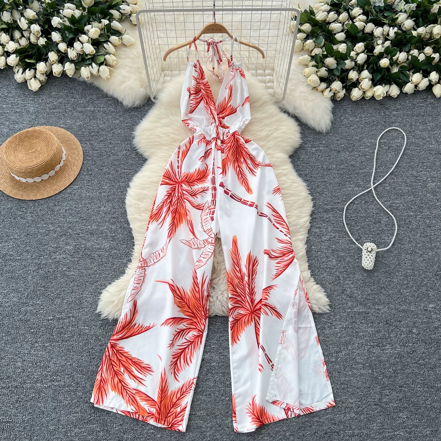 Falling into you jumpsuit CJS182 image