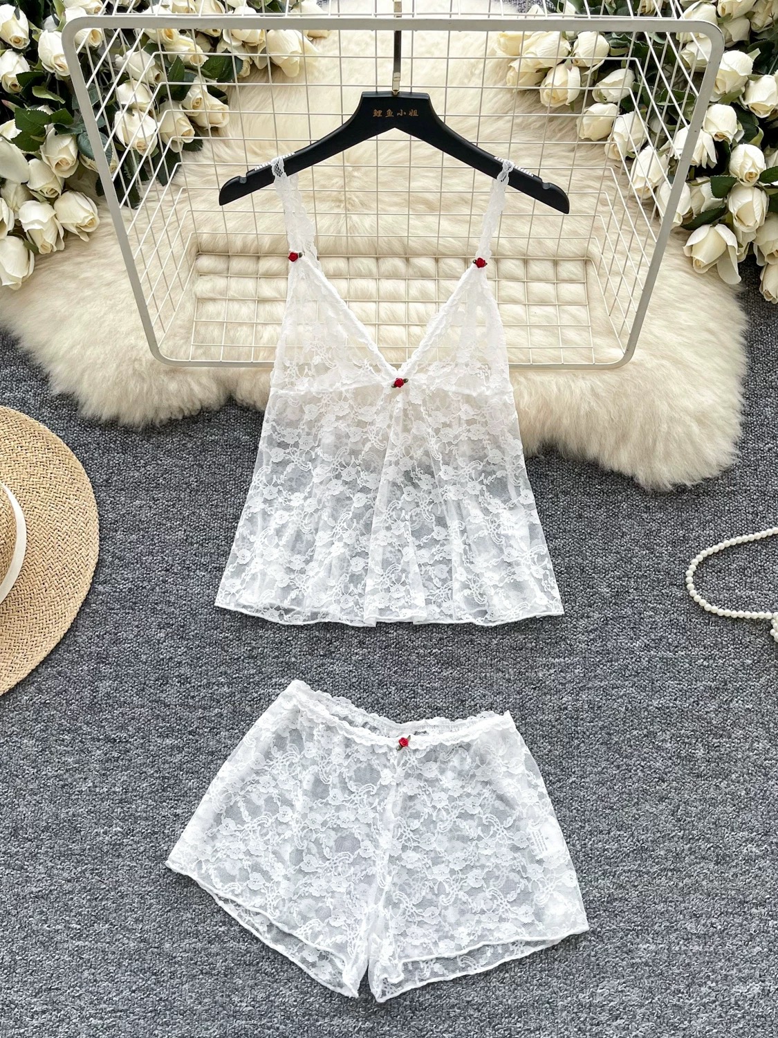 The dreamiest comfy lace set SW135 image