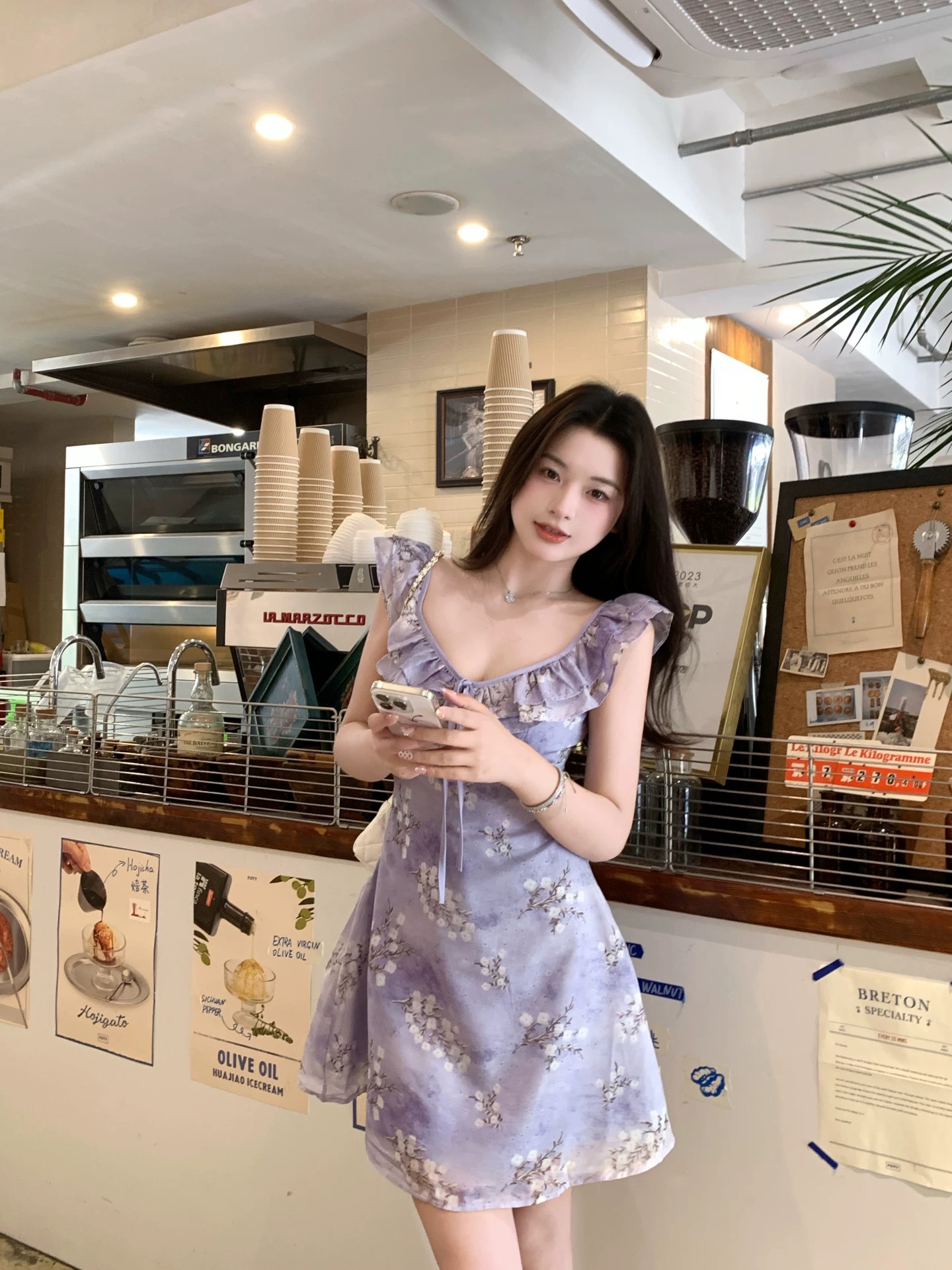 Luxury fit floral dress CD533 image