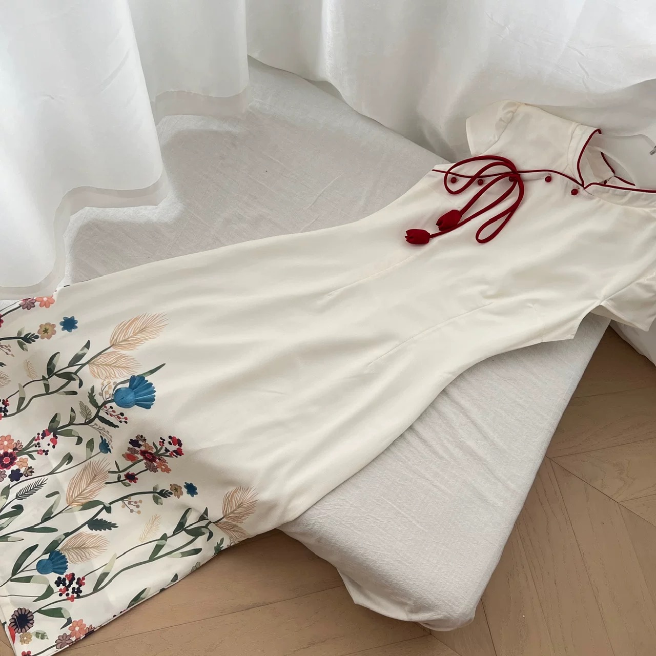 Vibes on vibes print dress CD255 image