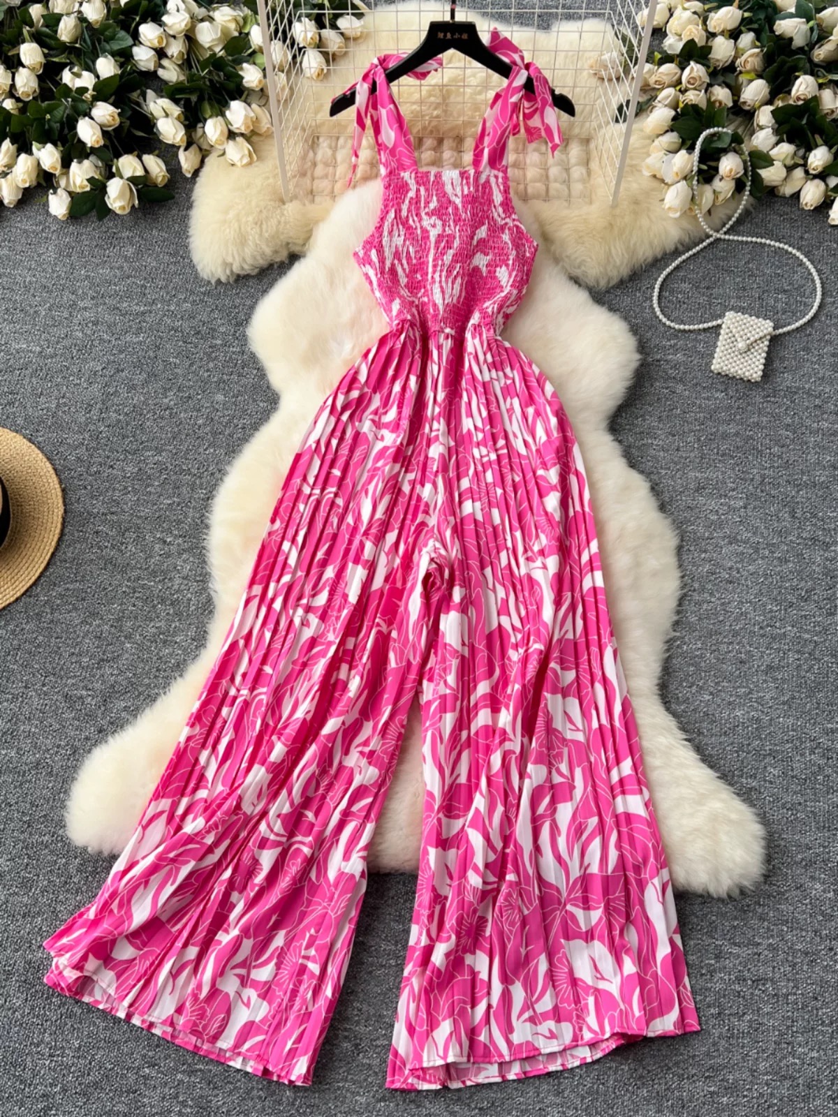 Strapped success jumpsuit CJS162 images