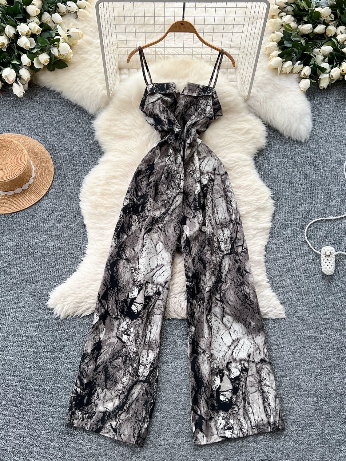 Taking off jumpsuit CJS148