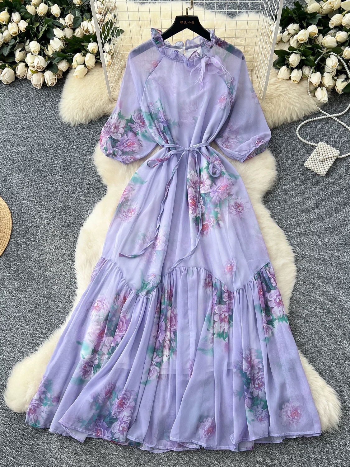 Melina floral dress CD240 image