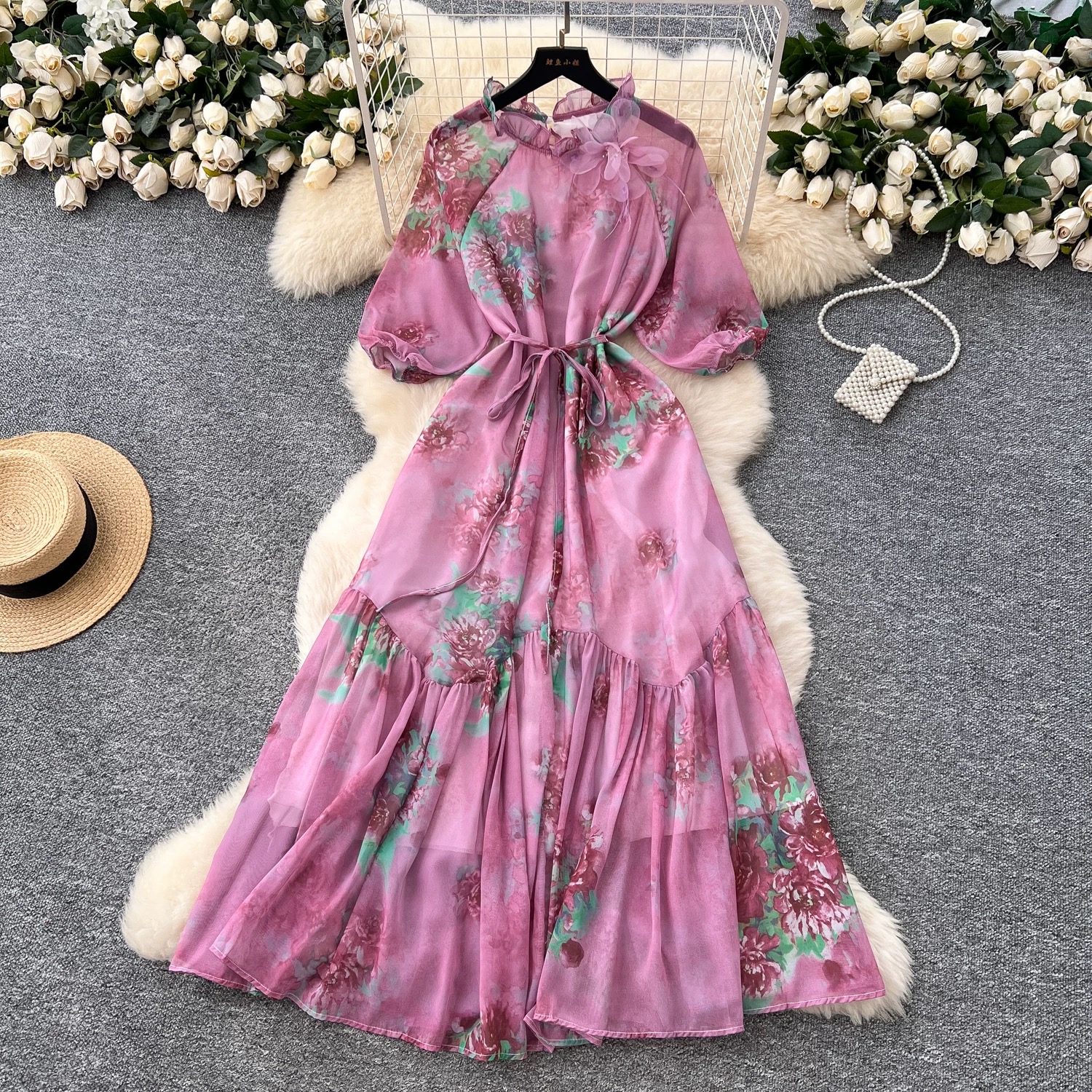 Melina floral dress CD240 image
