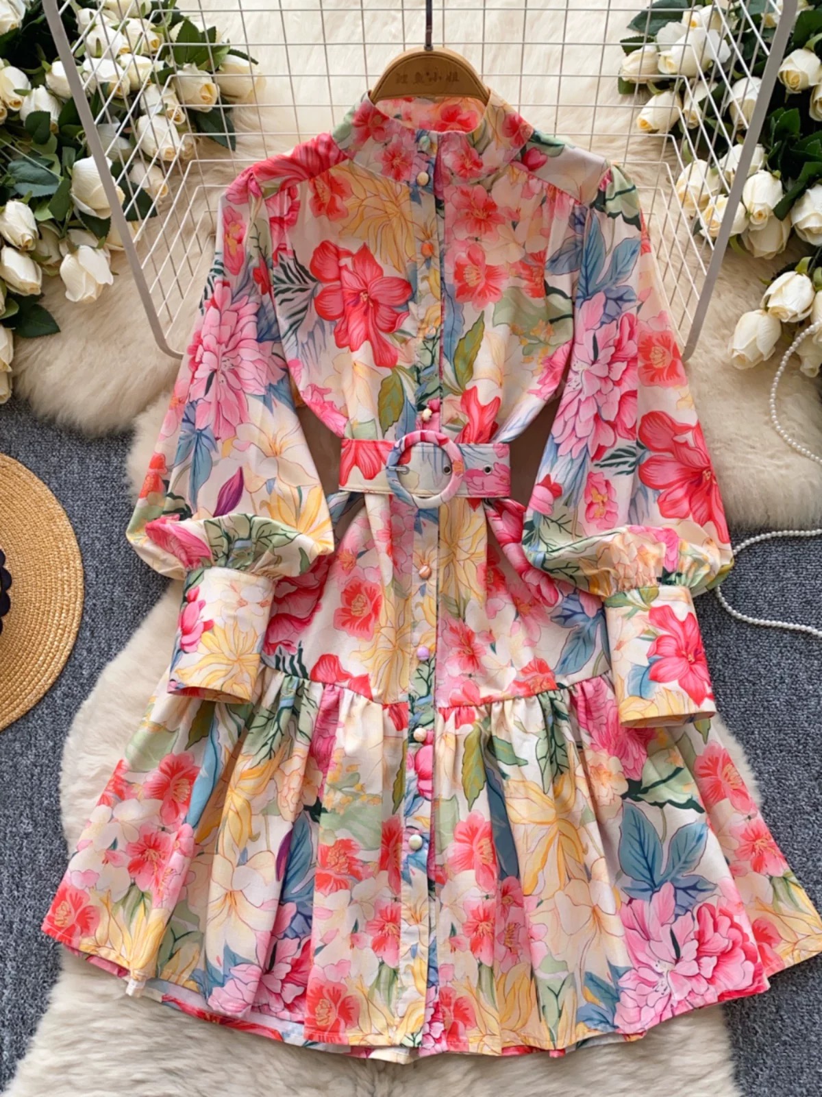 Glowing different dress ED417