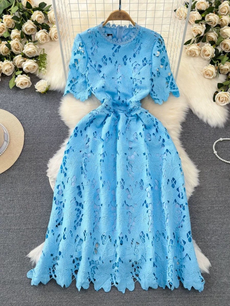 Girls deserve diamond lace dress FD617 image