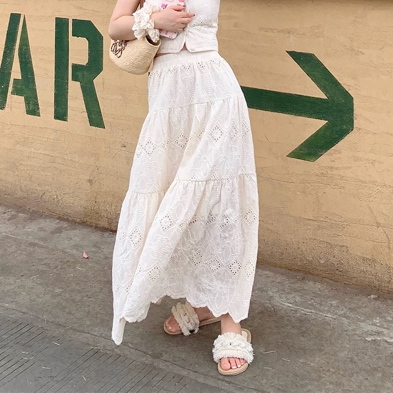 Love effect lace skirt CS125 image