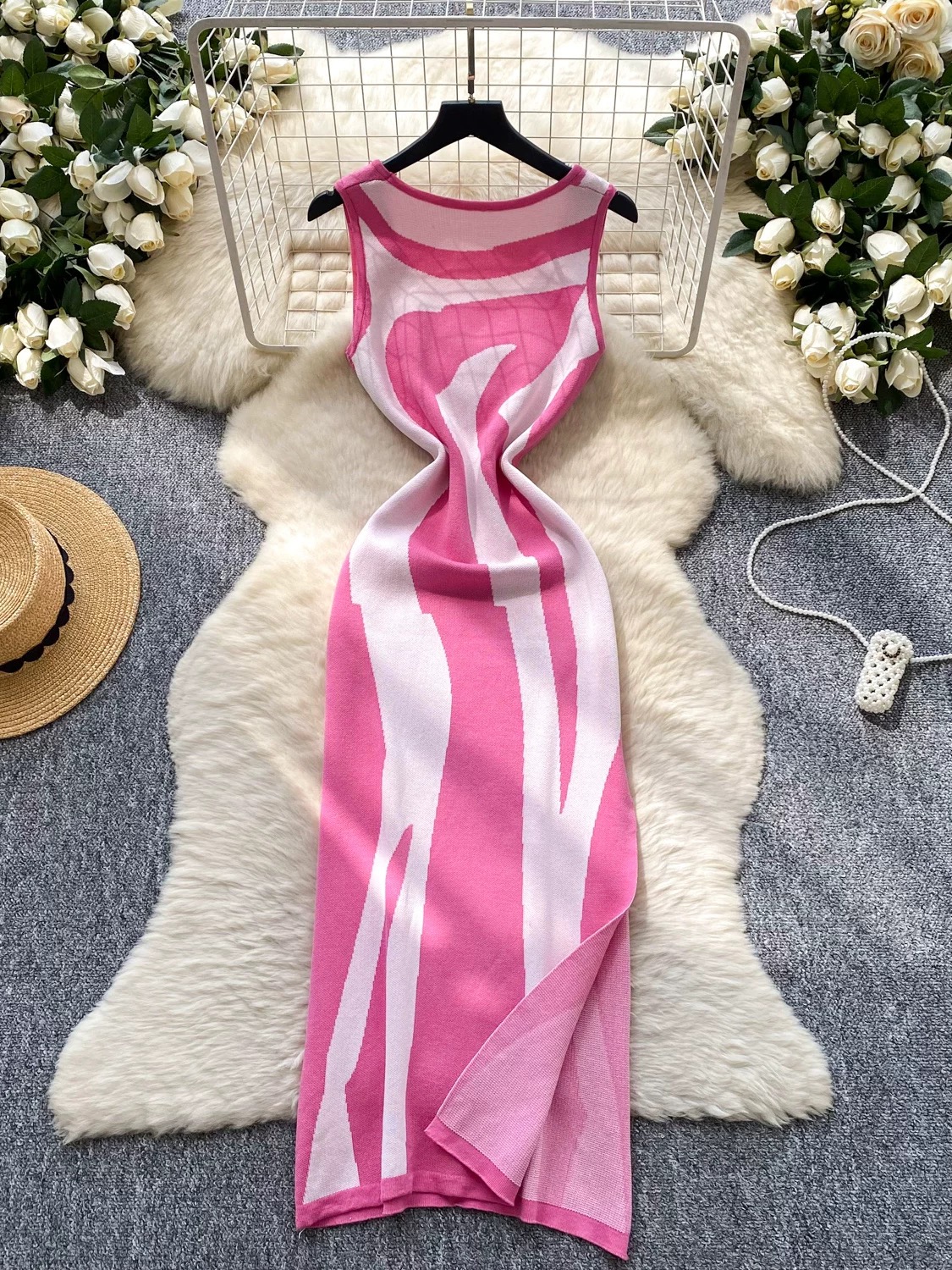 Cherry bomb knitted Dress KBC165 image