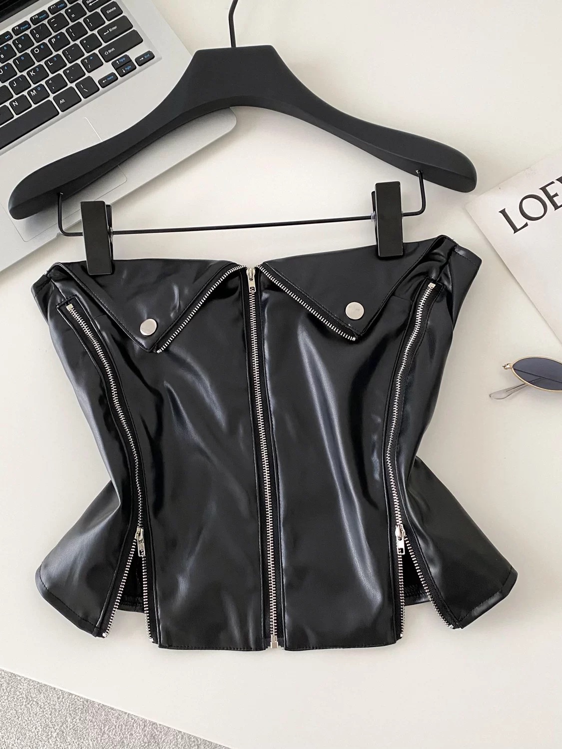 High expectations leather top CTO934 image