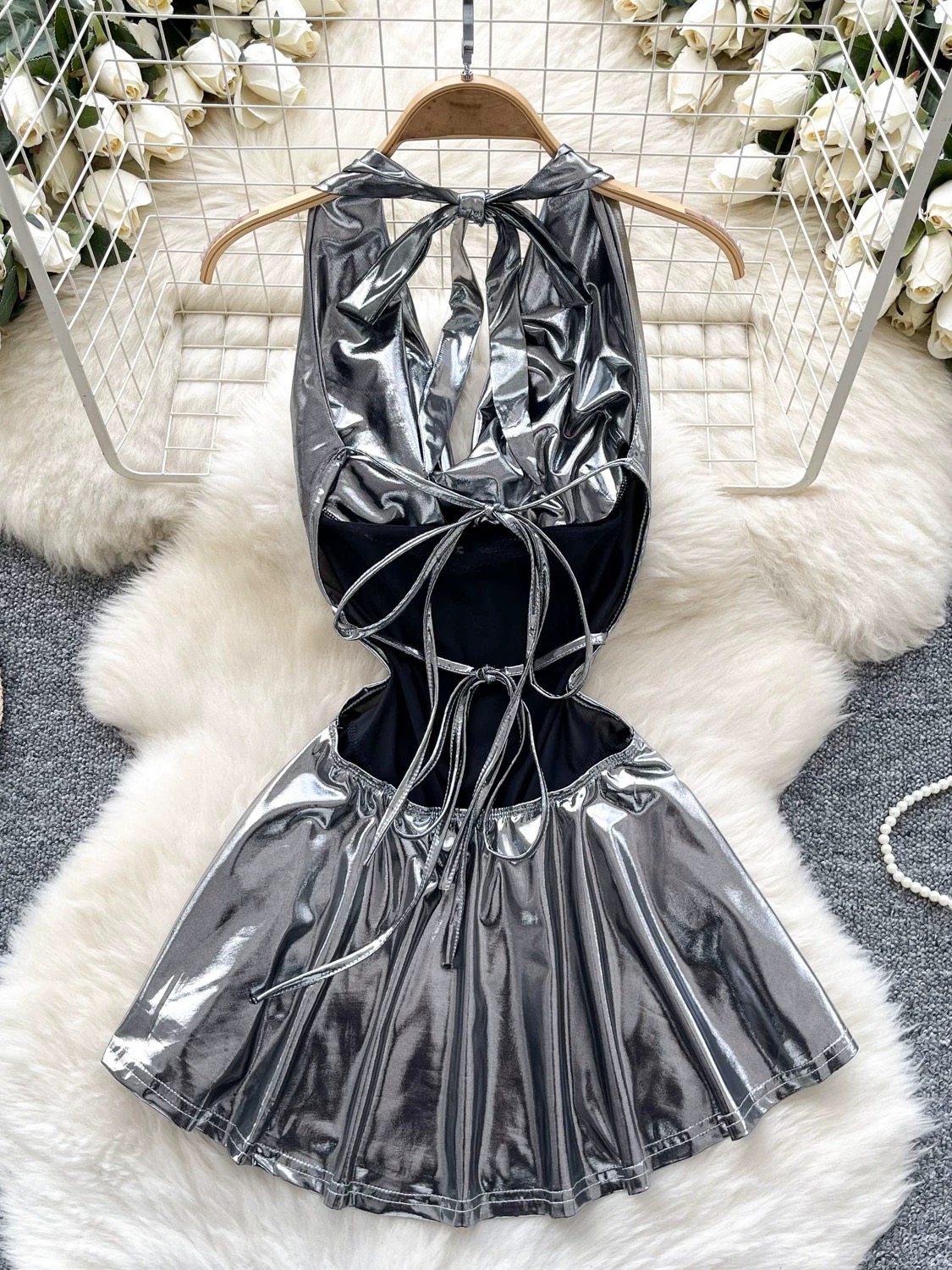 Girly pop metallic dress CD1104 image