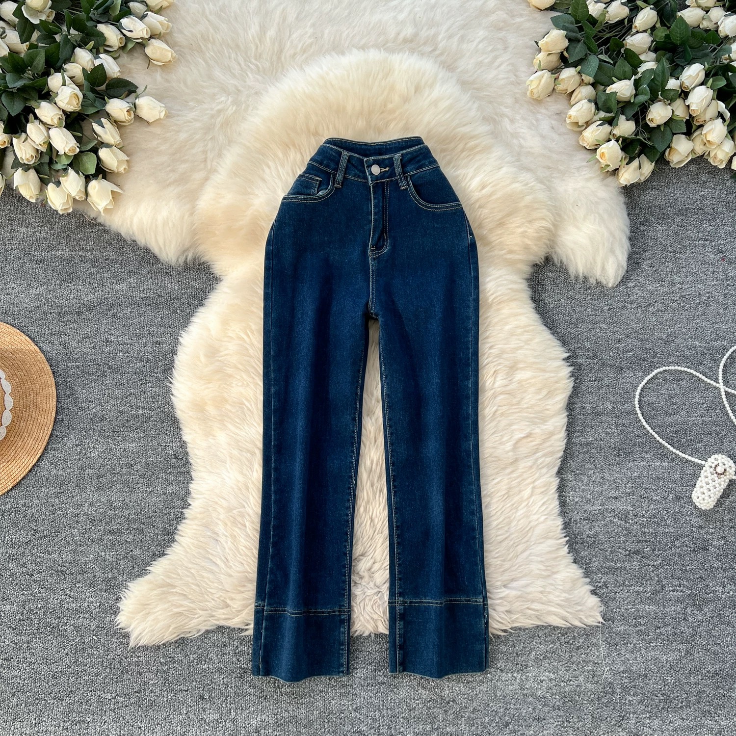 Baby reindeer Capri short jeans JN126 image