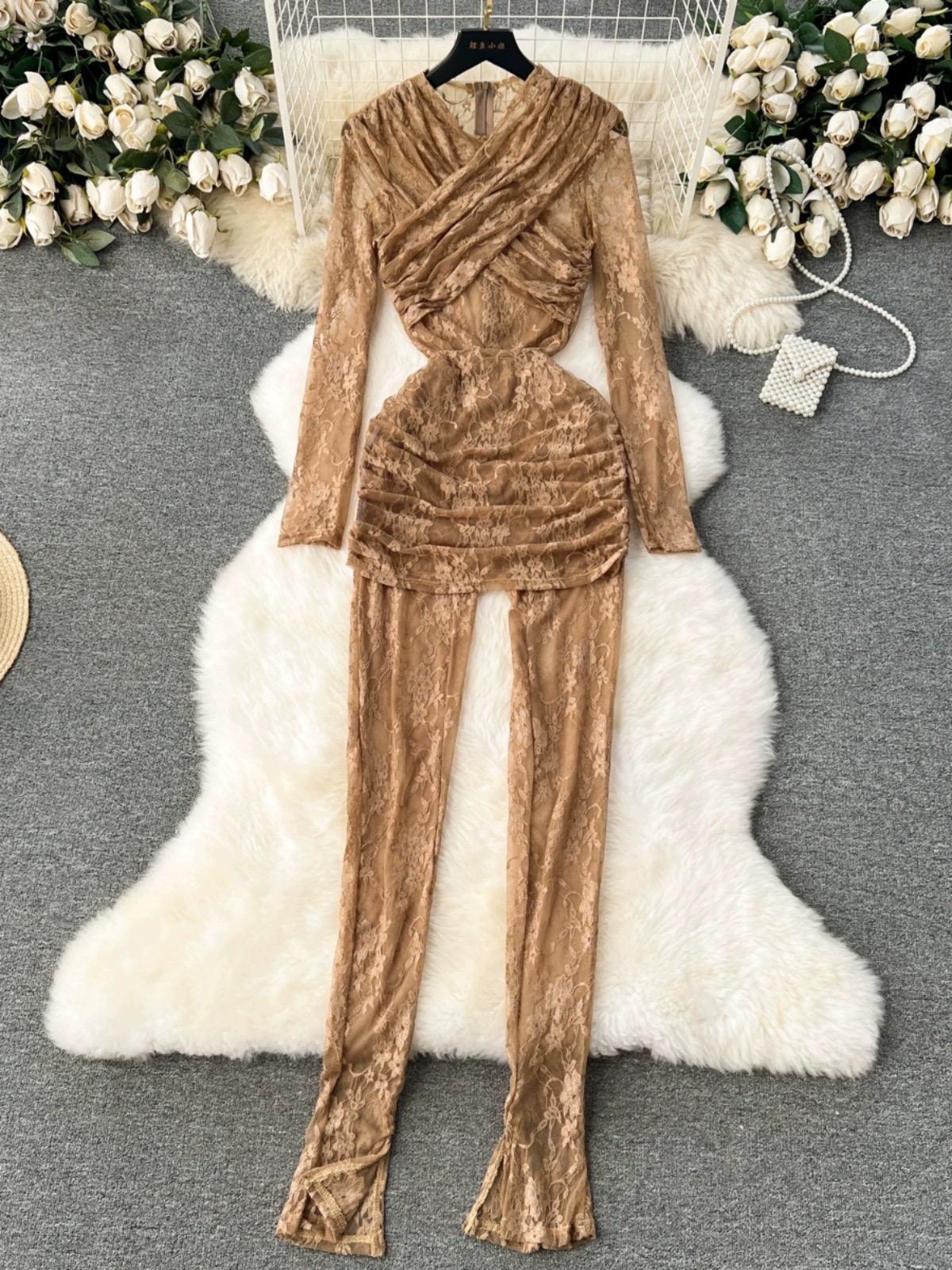 More than a friend lace jumpsuit CJS142