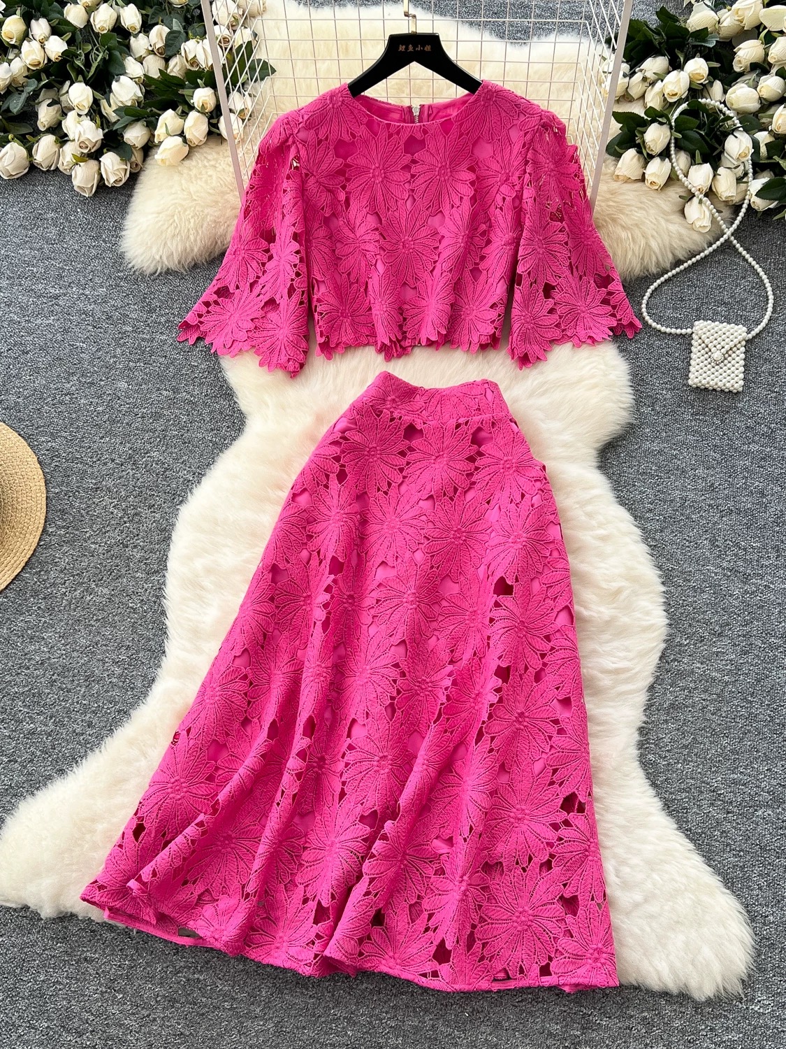 Live a little lace set FTP257 image