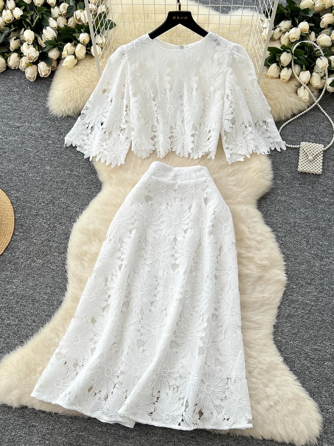 Live a little lace set FTP257 image