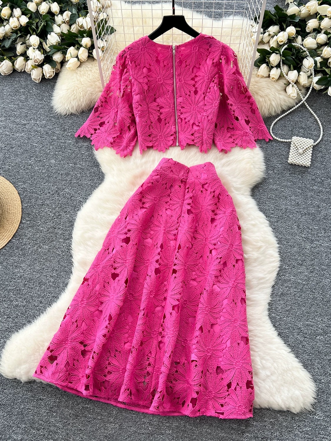 Live a little lace set FTP257 image