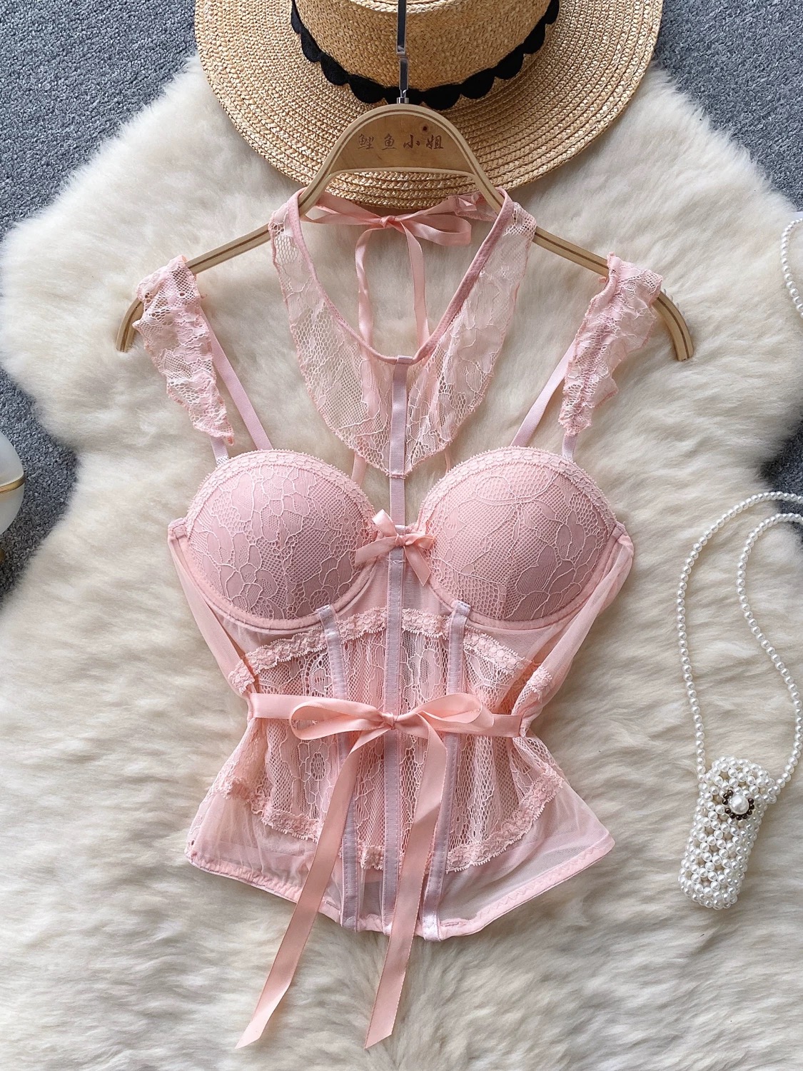 Stringing you along sexy corset top LI218 image