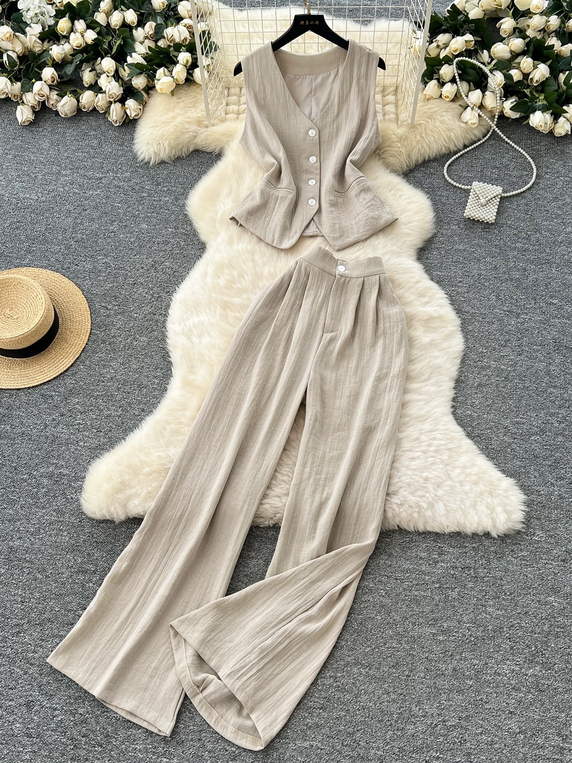 Partying In Miami linen set CTP679 image