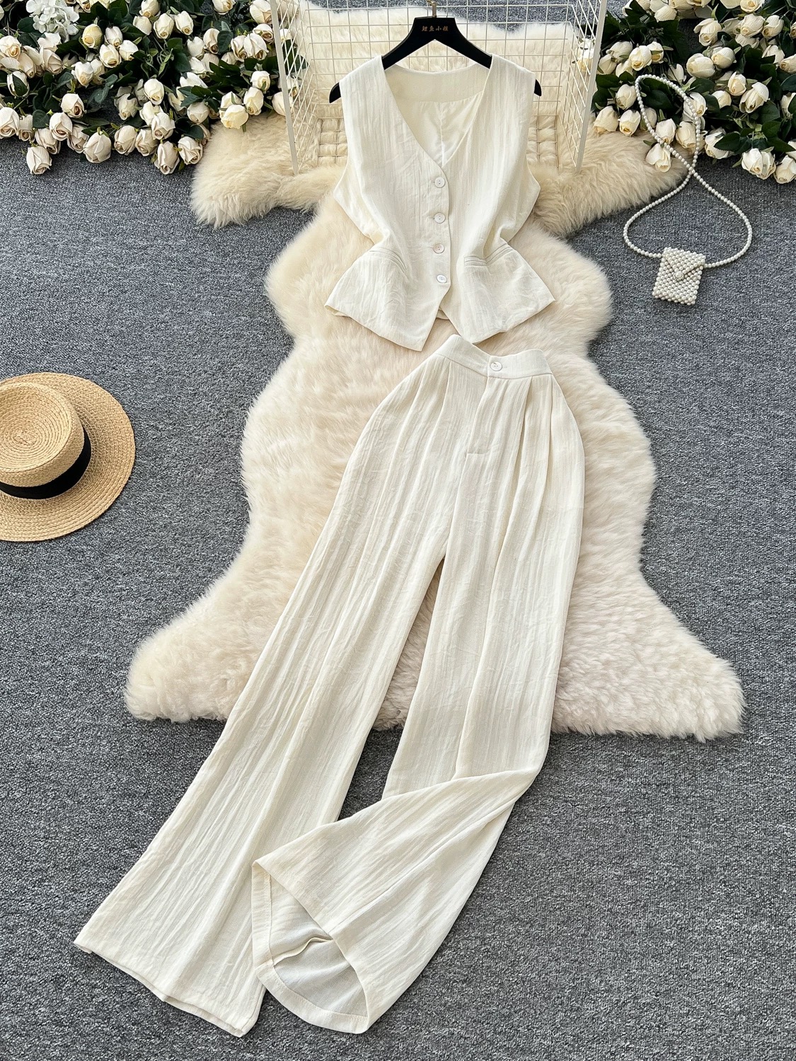 Partying In Miami linen set CTP679 image