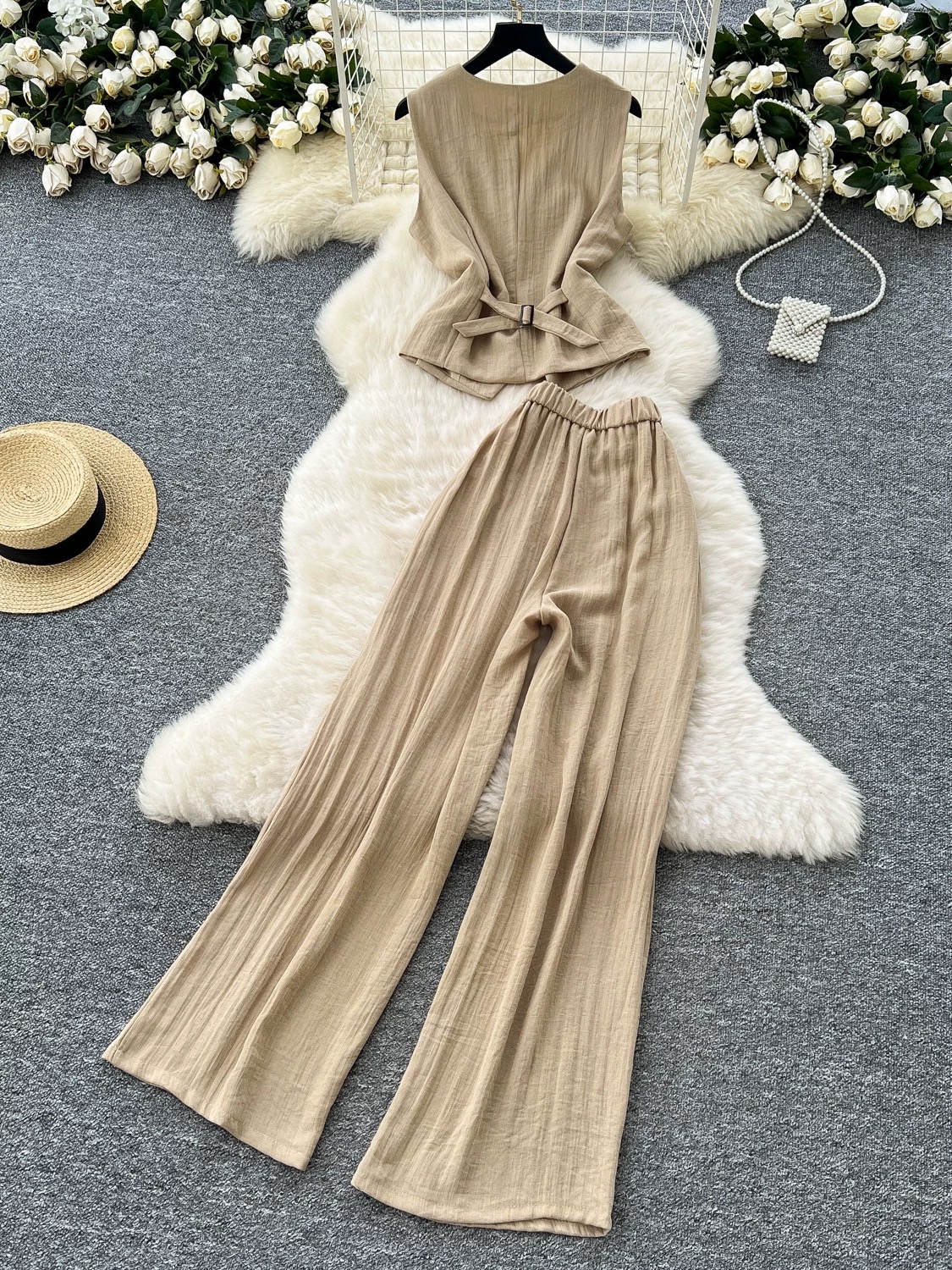 Partying In Miami linen set CTP679 image