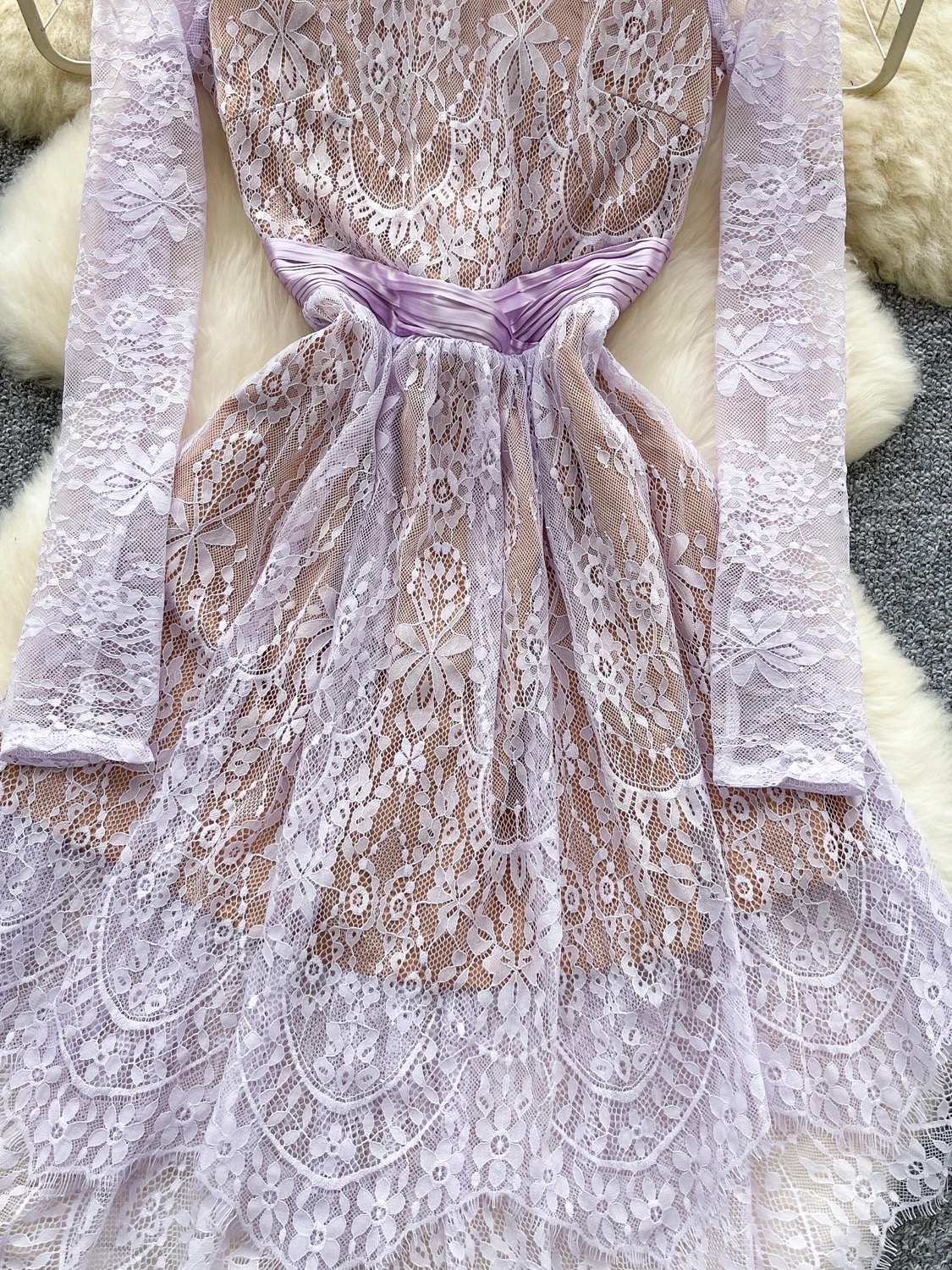 Rich updates lace dress FD1236 image