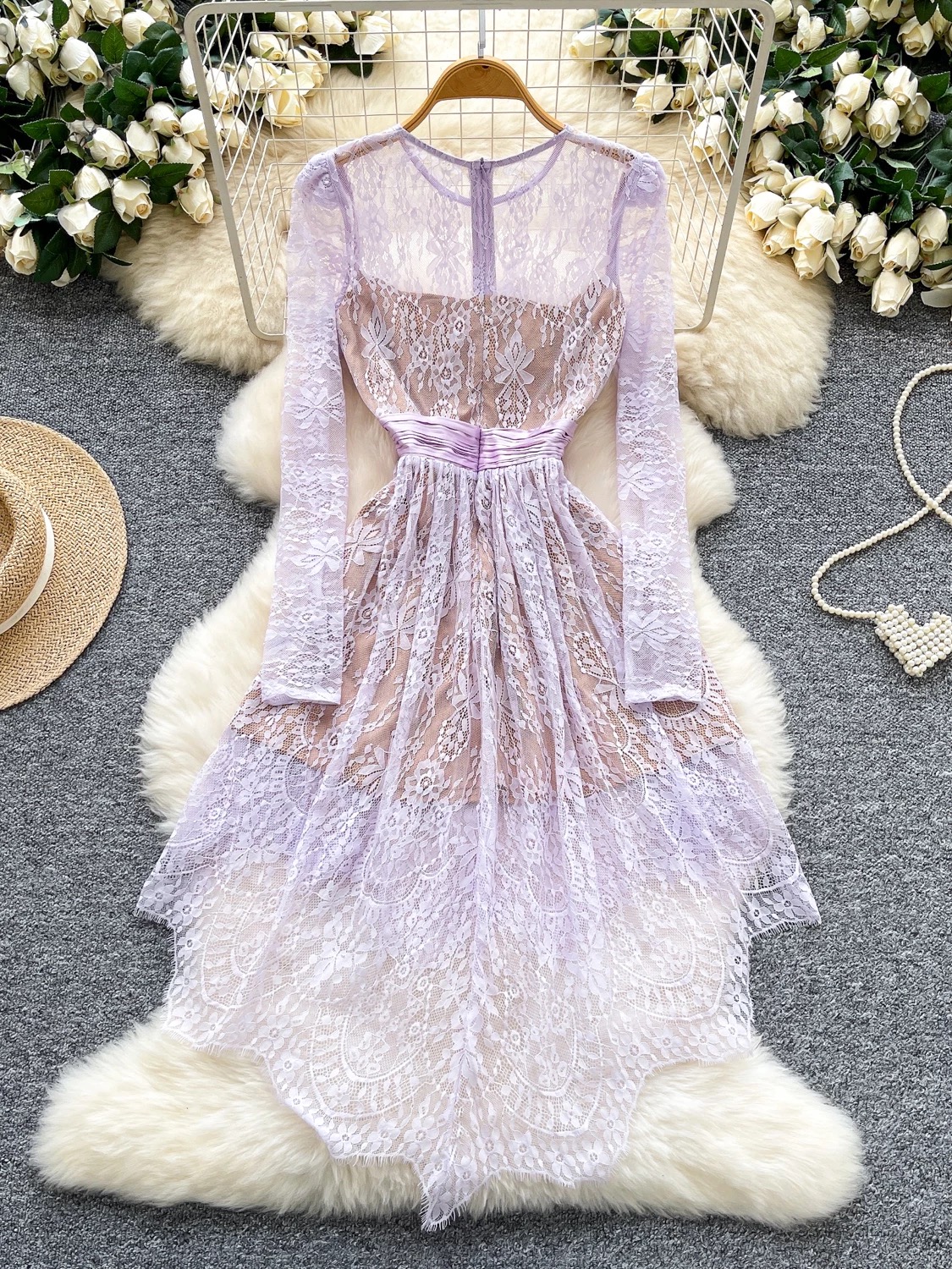 Rich updates lace dress FD1236 image