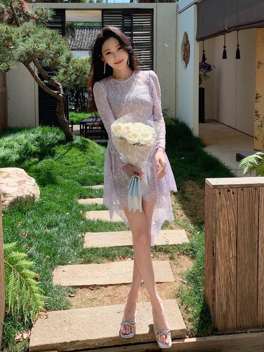 Rich updates lace dress FD1236 image