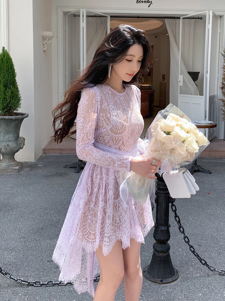 Rich updates lace dress FD1236 image