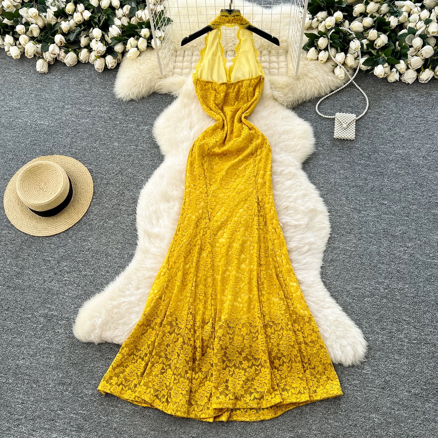 On scene lace dress CD1899 image