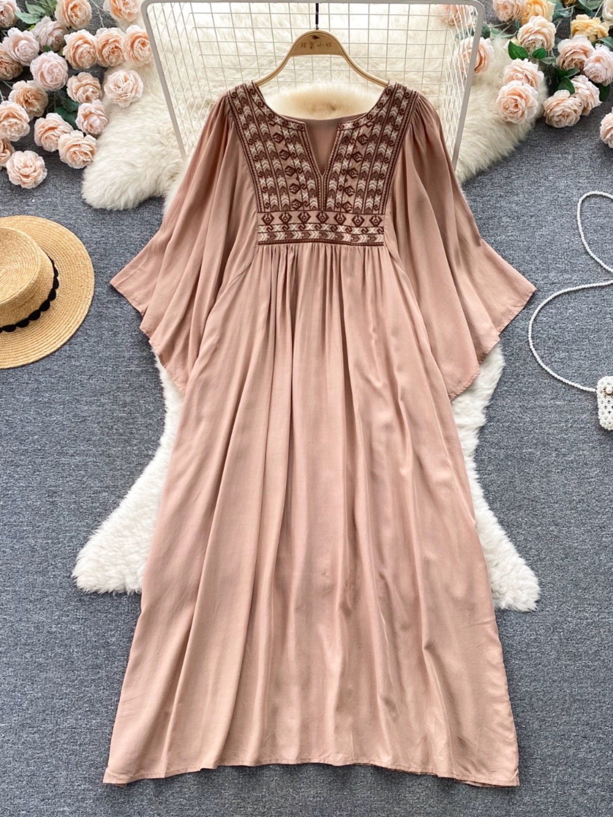 Art of living embroidery dress CD1324 image