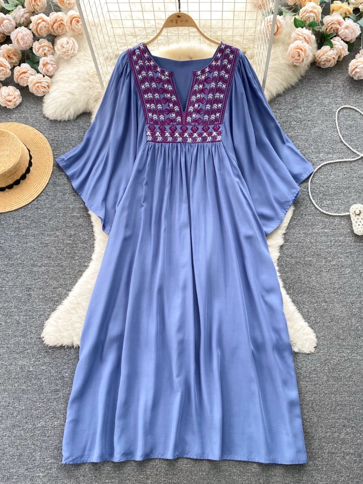 Art of living embroidery dress CD1324 image