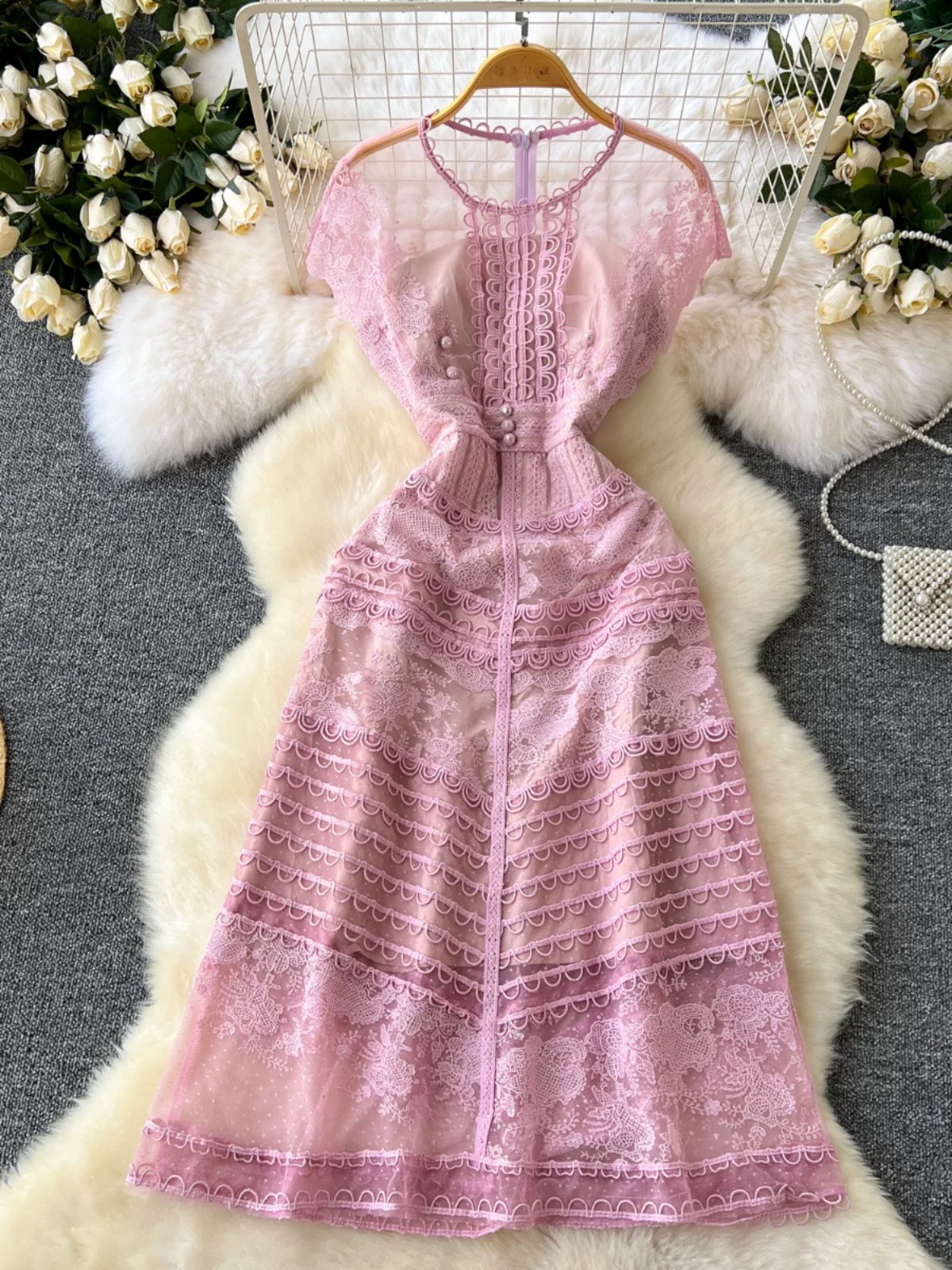 Bae for tonight lace dress FD1125 image