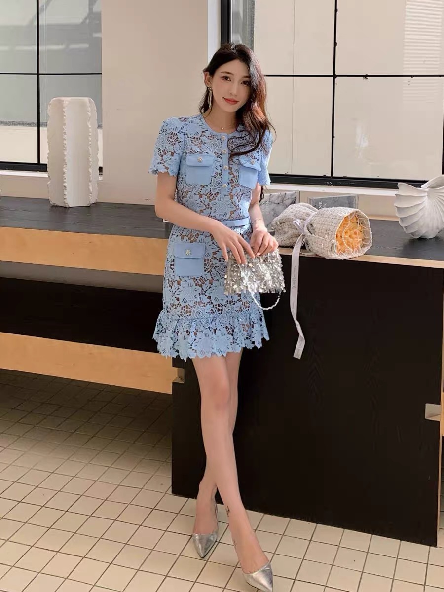 Flower fields lace dress FD1441 images