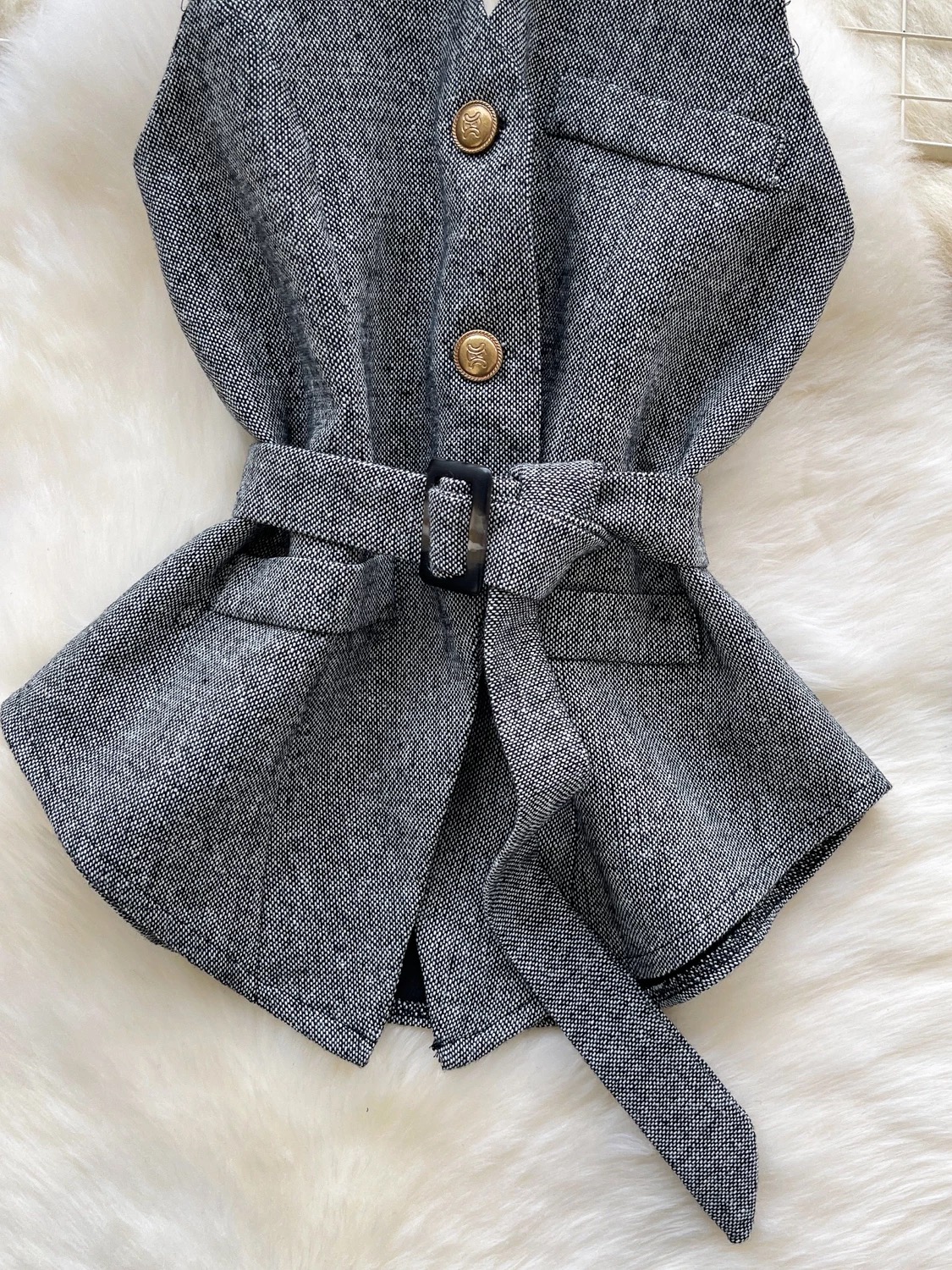 Cross your heart waist coat top FTO323 images