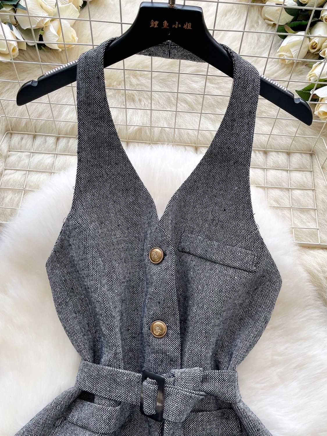 Cross your heart waist coat top FTO323 images