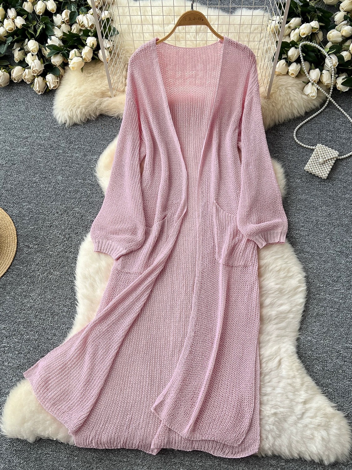 In the stars knitted kimono KM124 image