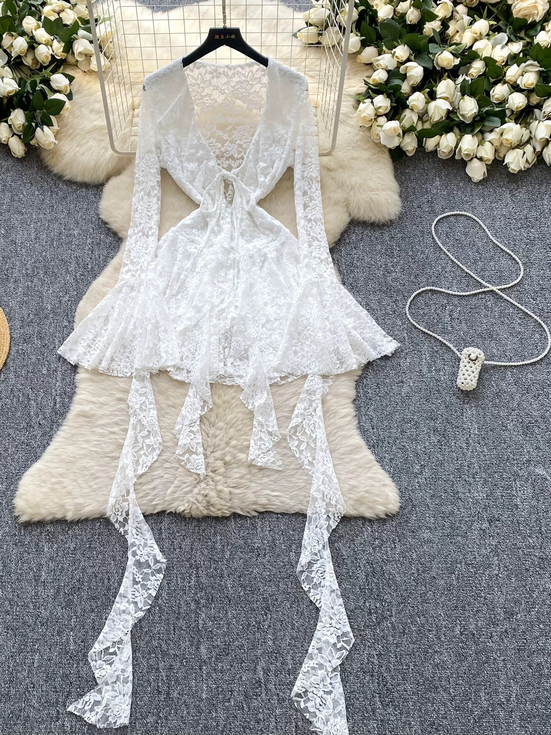 One of those nights lace dress CD873 image