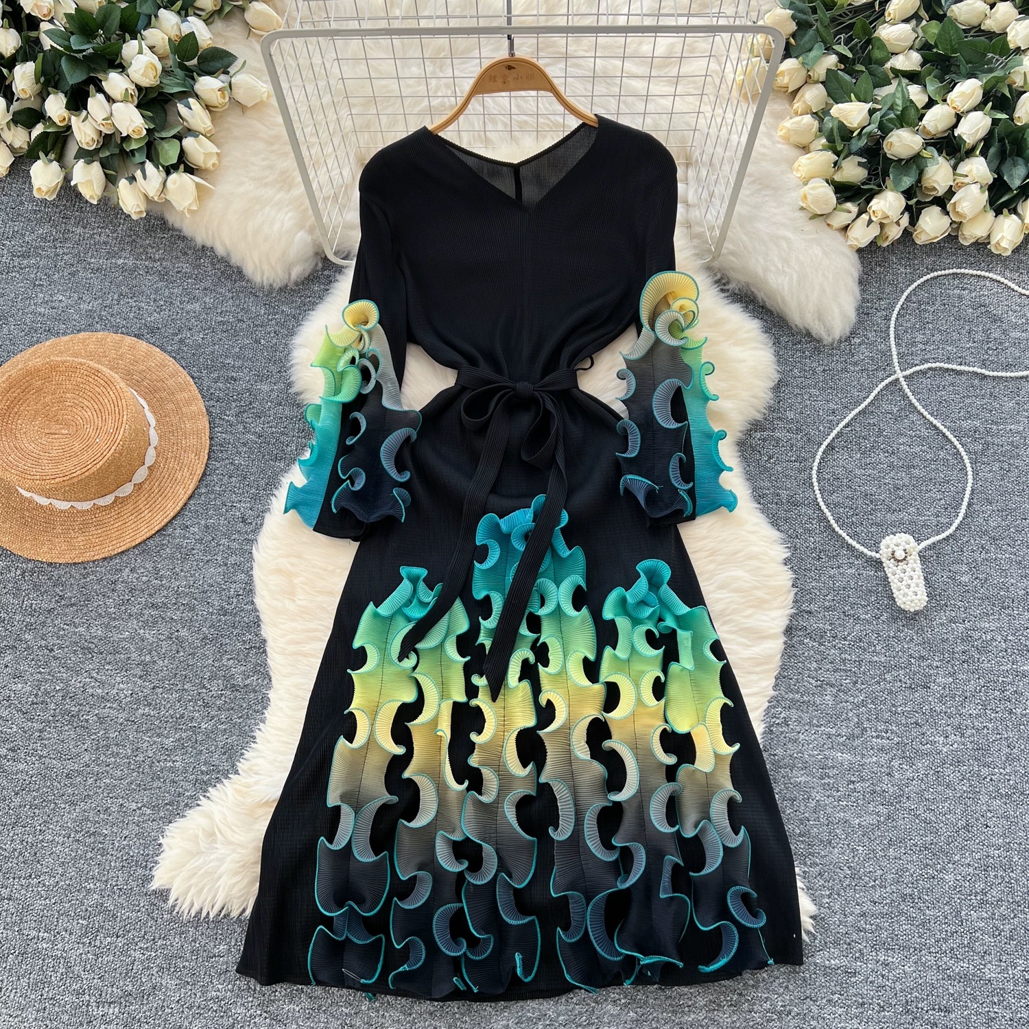 Diana dainty miyaki dress FD659 image