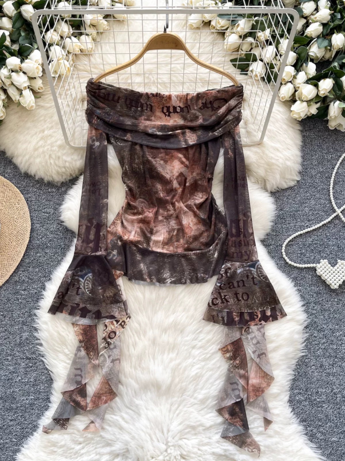 Straight as varsity top CTO637 image