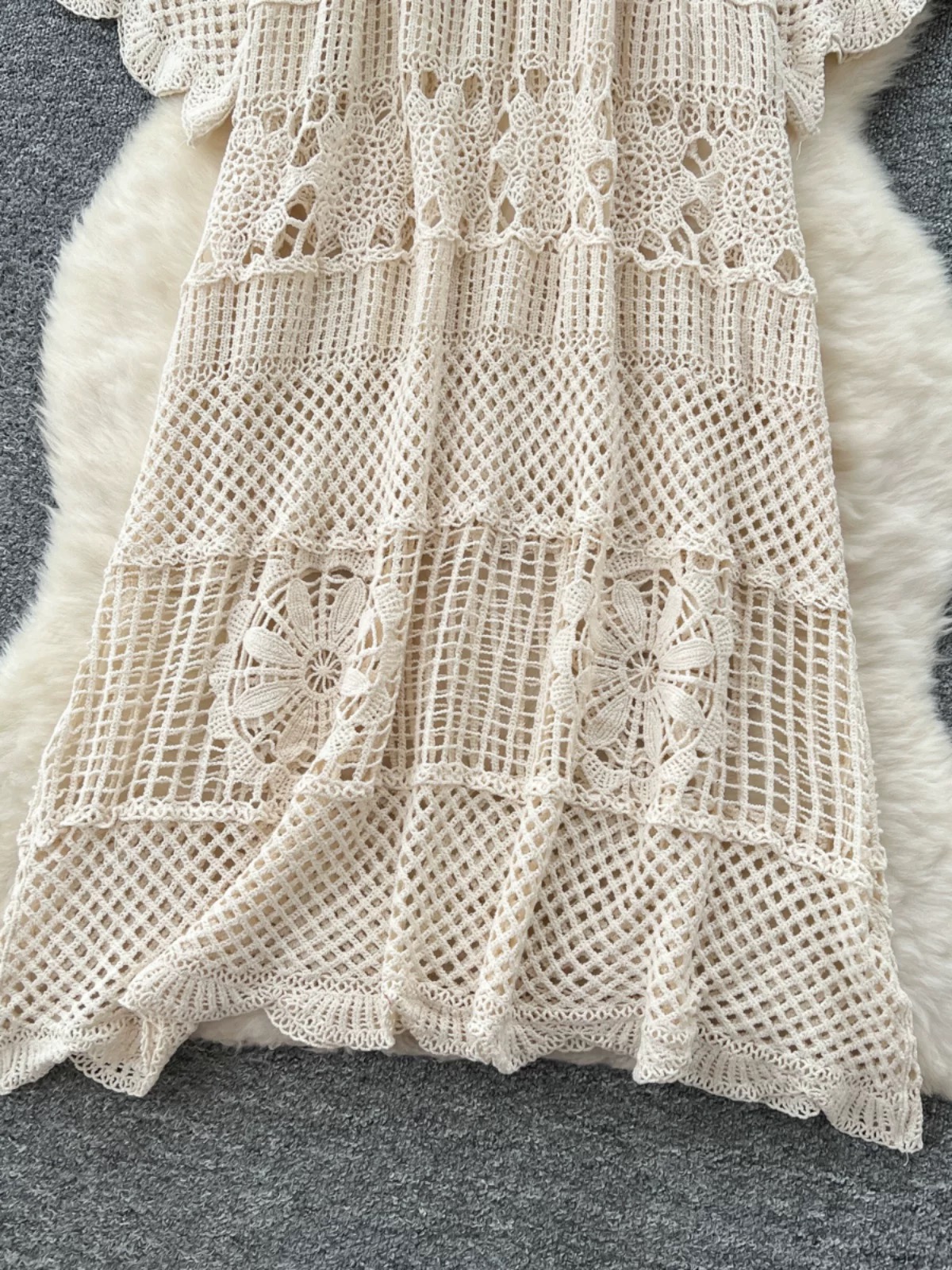 Going to see him knitted dress KD348 images