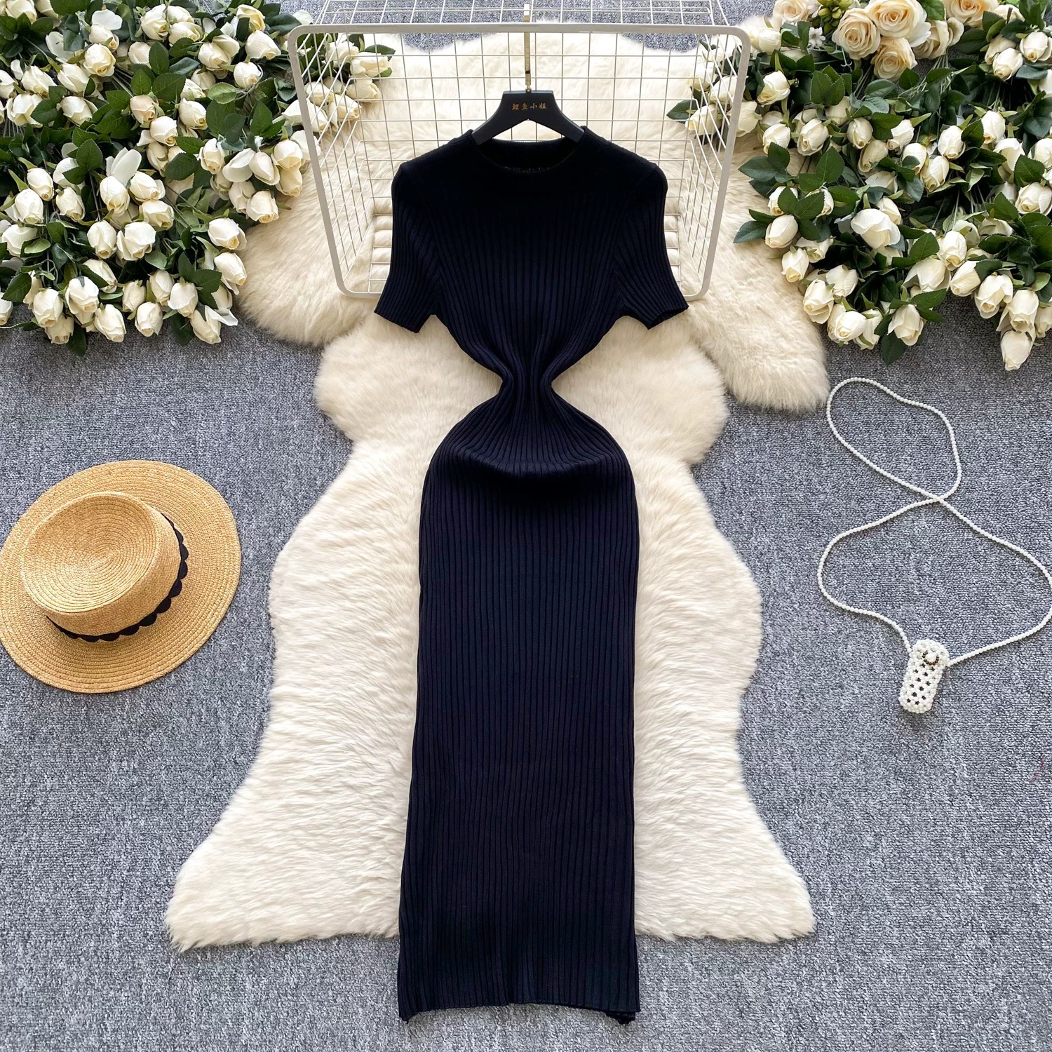 Can’t commit knitted dress KBC168 image