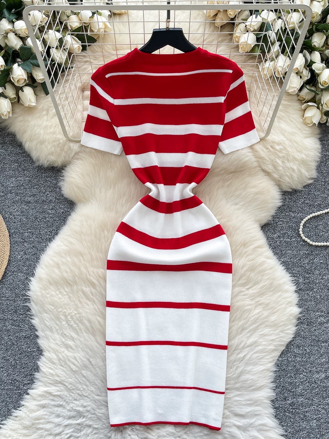 Get on my level knitted dress KBC169 image