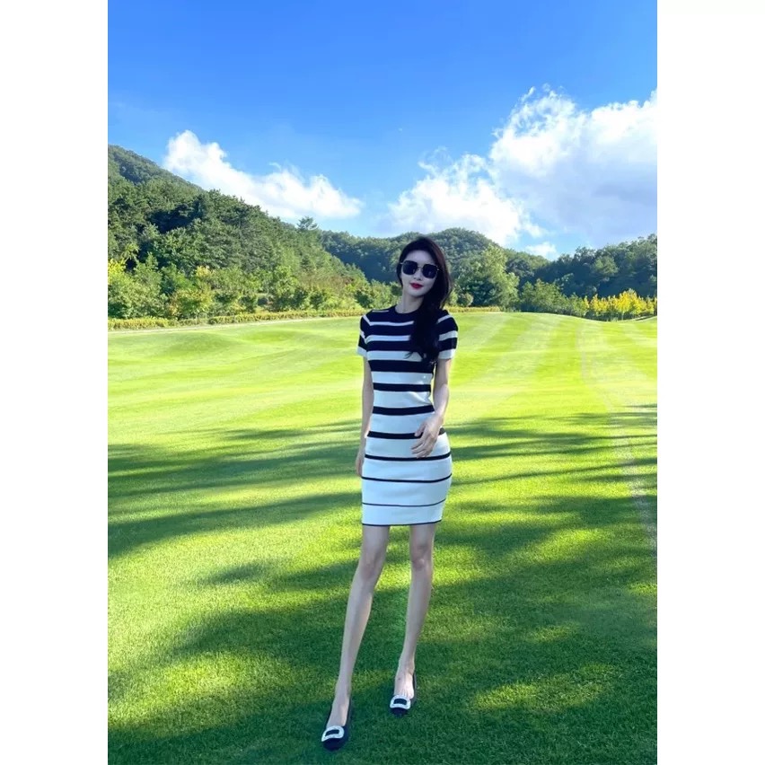 Get on my level knitted dress KBC169 image