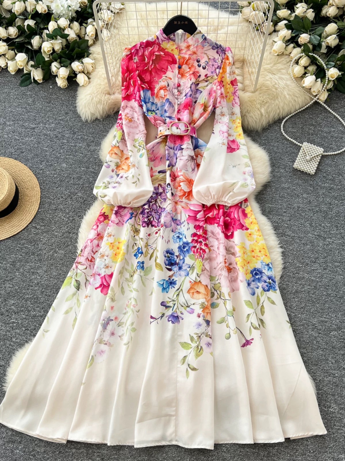 Western lady dress ED371 image