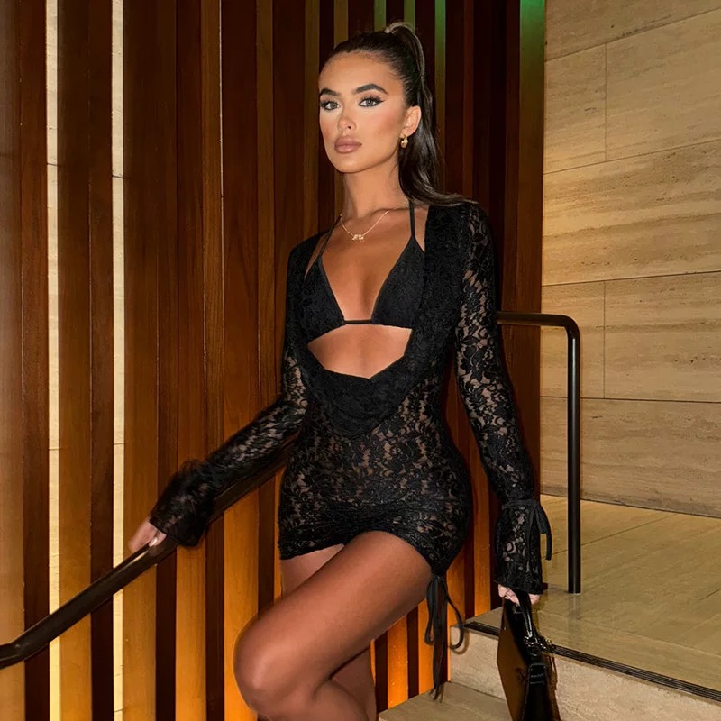 The audacity lace dress CBC1065 image